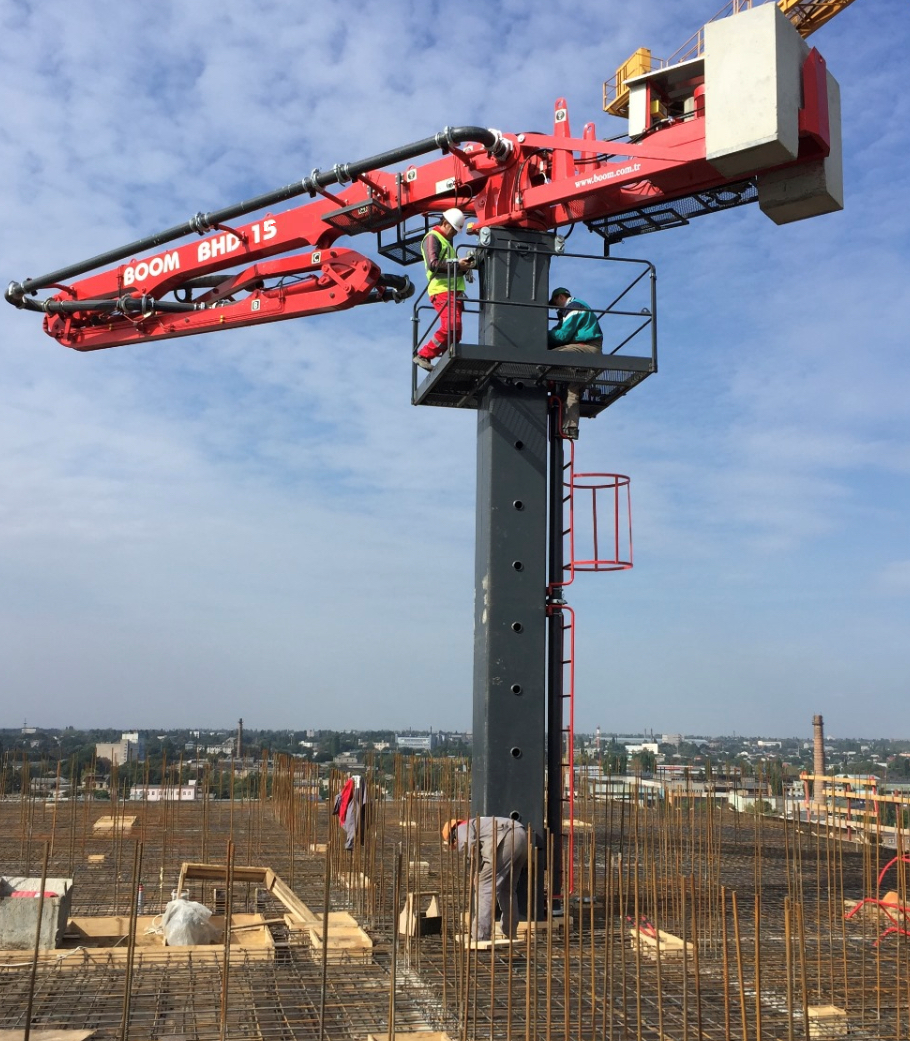 Стрела бетонораспределительная гидравлическая мачтовая (на само выжимной гидравлической колонне) BOOM MAKINA (Турция), BHD 15 R3, 2024 г.в. Новая. В наличии. - Фото 1 Стрела бетонораспределительная гидравлическая мачтовая (на само выжимной гидравлической колонне) BOOM MAKINA (Турция), BHD 15 R3, 2024 г.в. Новая. В наличии. - Фото 1