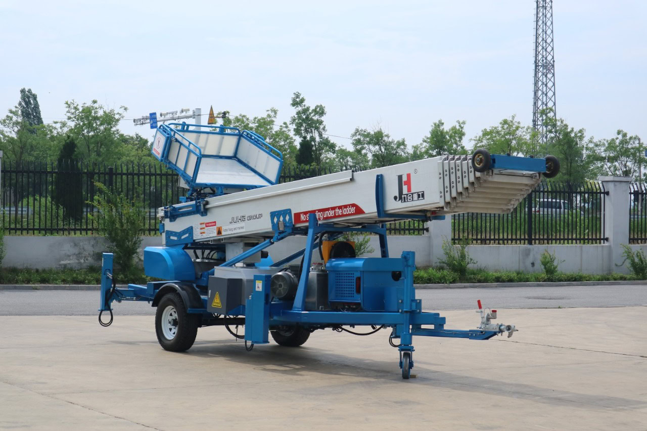 Тіркемелі баспалдақты көтергіш 32 м - Фото 2 Тіркемелі баспалдақты көтергіш 32 м - Фото 2