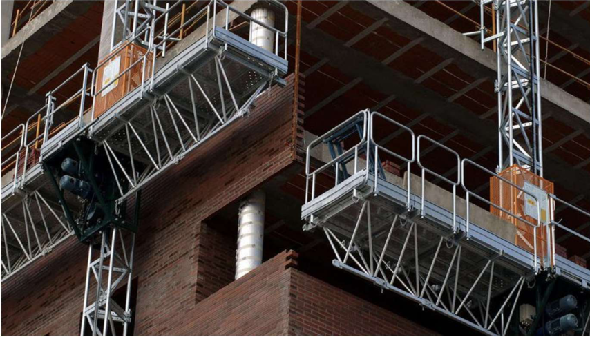 Бір мачталы ыстық мырышталған фасадтық платформа, 65 м дейін, 800 кг - Фото 1 Бір мачталы ыстық мырышталған фасадтық платформа, 65 м дейін, 800 кг - Фото 1