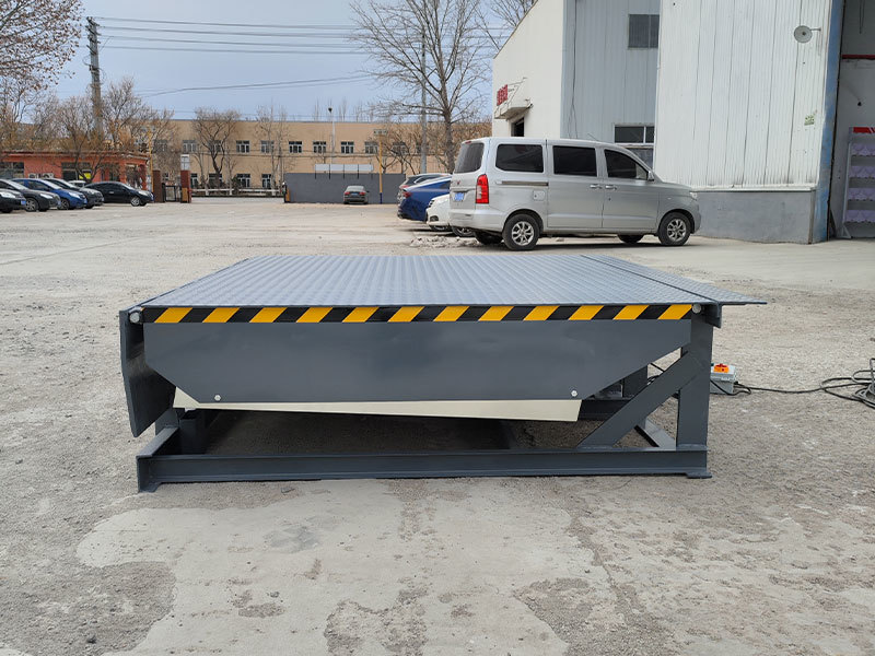 Стационарный гидравлический доклевелер DCQG-8 (выравнивающая платформа для рампы, 8 т) - Фото 6