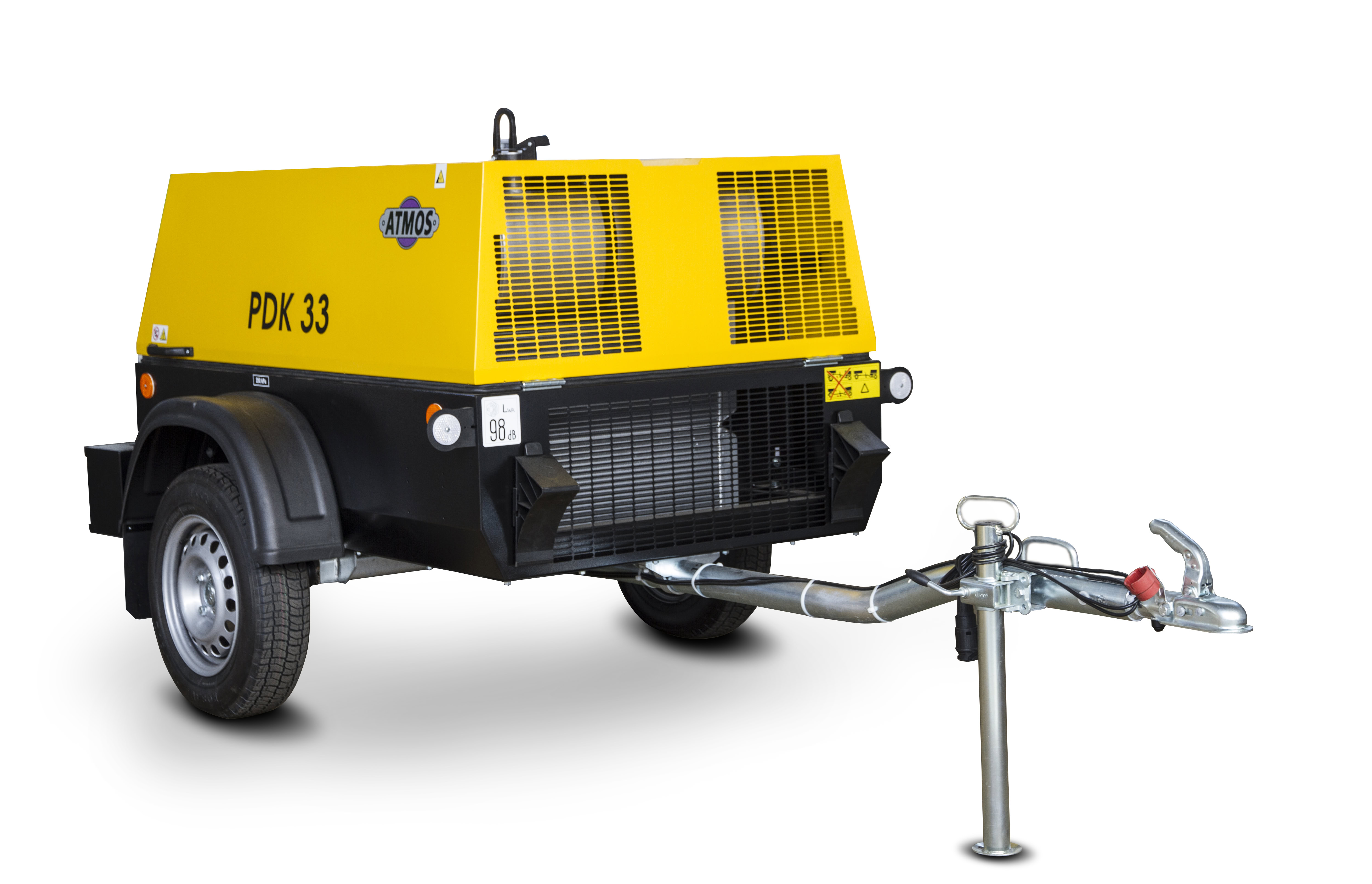 Передвижной дизельный компрессор PDK 33 (Kubota V1505) &ndash; 5,0 / 3,2 м3/мин, 7-12 бар - Фото 1