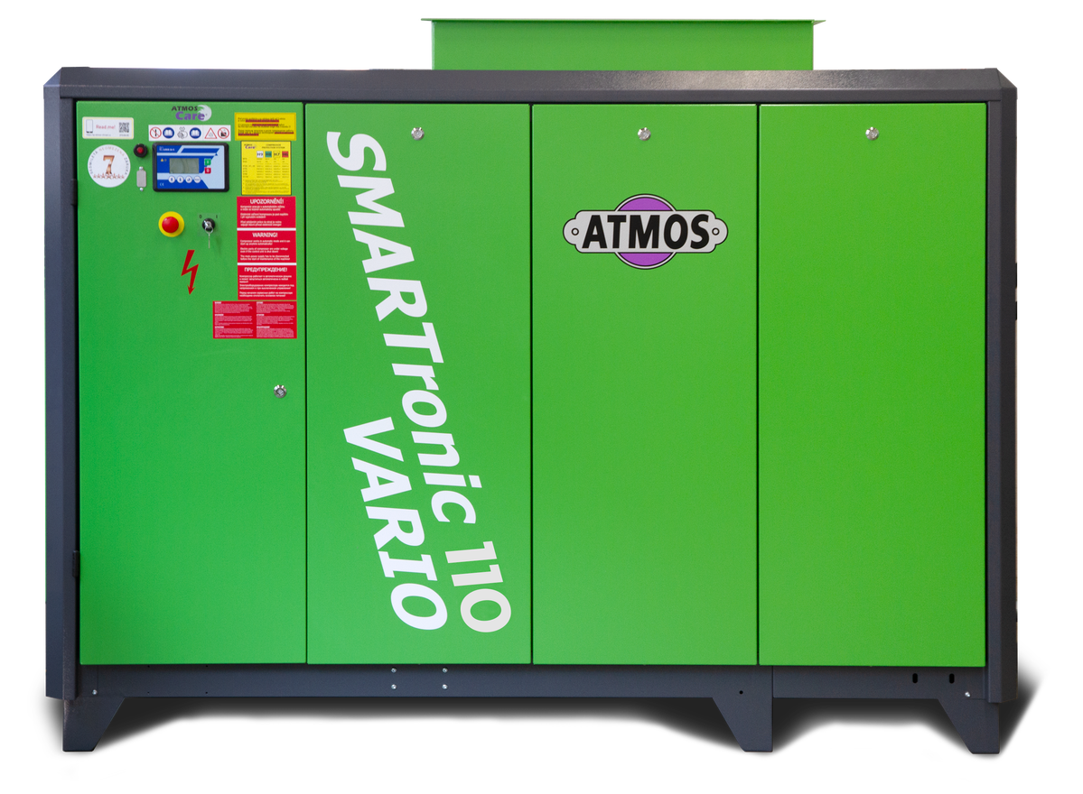 ATMOS SMARTronic 110 бұрандалы ауа компрессоры (110 кВт) - Фото 1